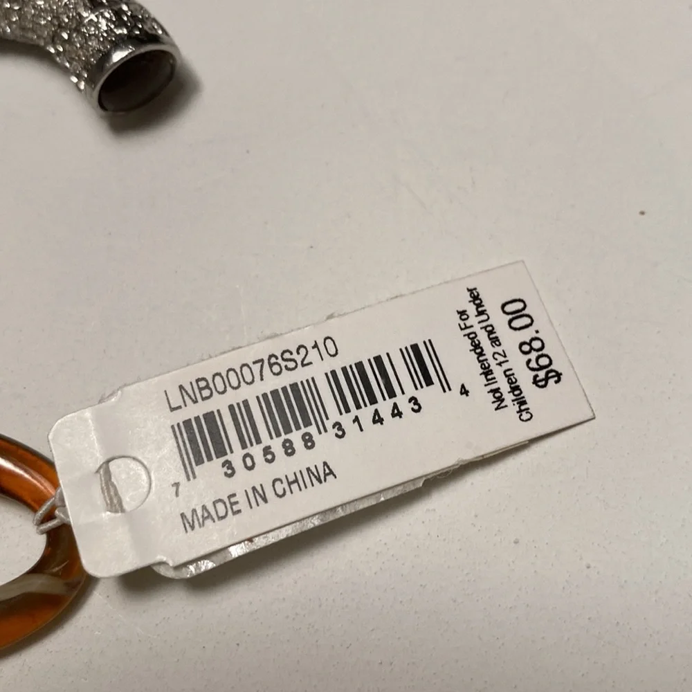 LAUREN RALPH LAUREN Canyon Chic Pave Horn Oval Link Bracelet $68 - Picture 4 of 7